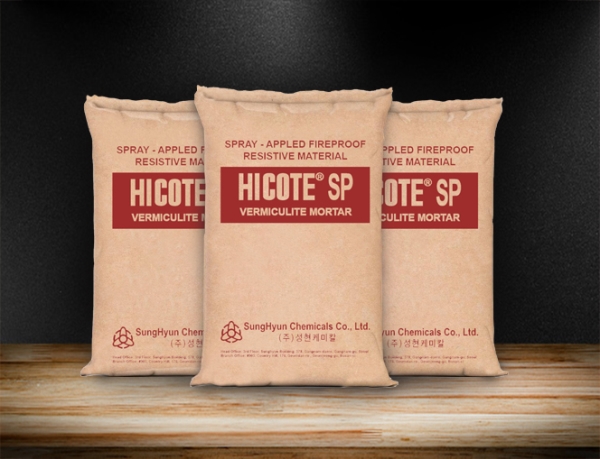 Vữa chống cháy Vermiculite Hicote SP - Vữa Chống Cháy TKE&VMC - Công Ty TNHH Thương Mại Xây Dựng TKE&VMC Việt Nam